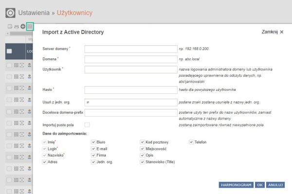 Aplikacja do RODO RODOprotektor – import użytkowników z Active Directory