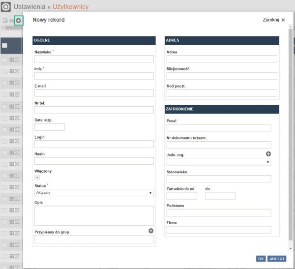 Aplikacja do RODO RODOprotektor – manualne dodawanie użytkowników do programu